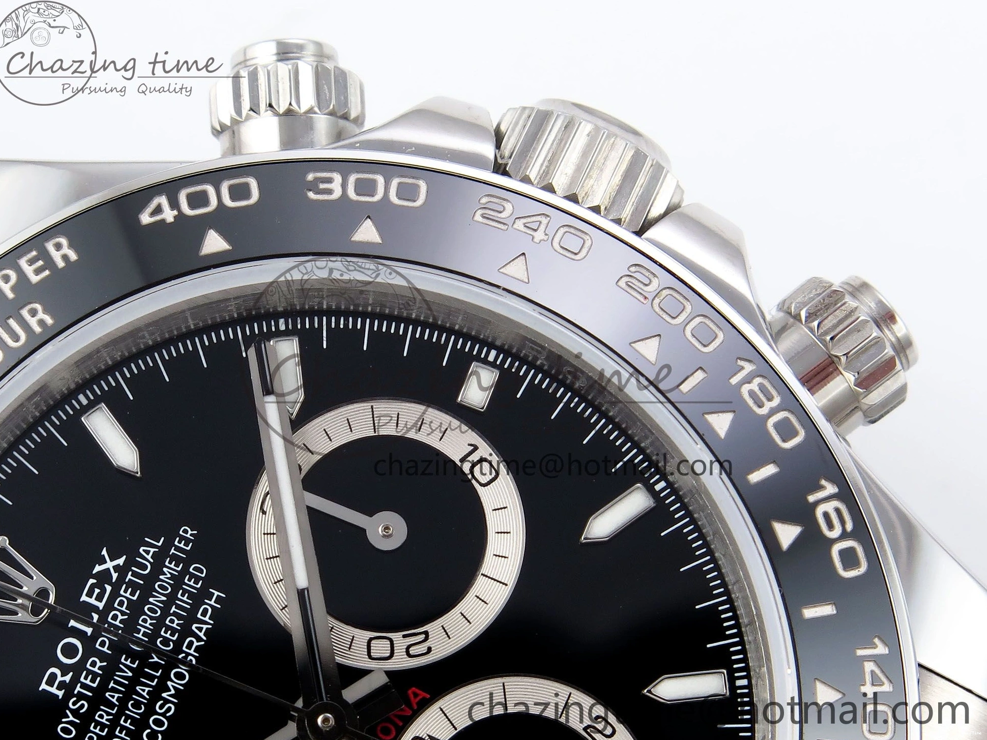 MiroTime 0422 Daytona 126500 QF 1:1 Best Edition 904L Steel Black Dial on SS Braclet SH4131 V ZeroBulk 1296